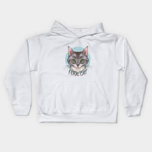 feral cats Kids Hoodie